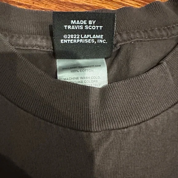 Travis Scott 'Take It' Graphic Tee - Black and Gold - Picture 4 of 4